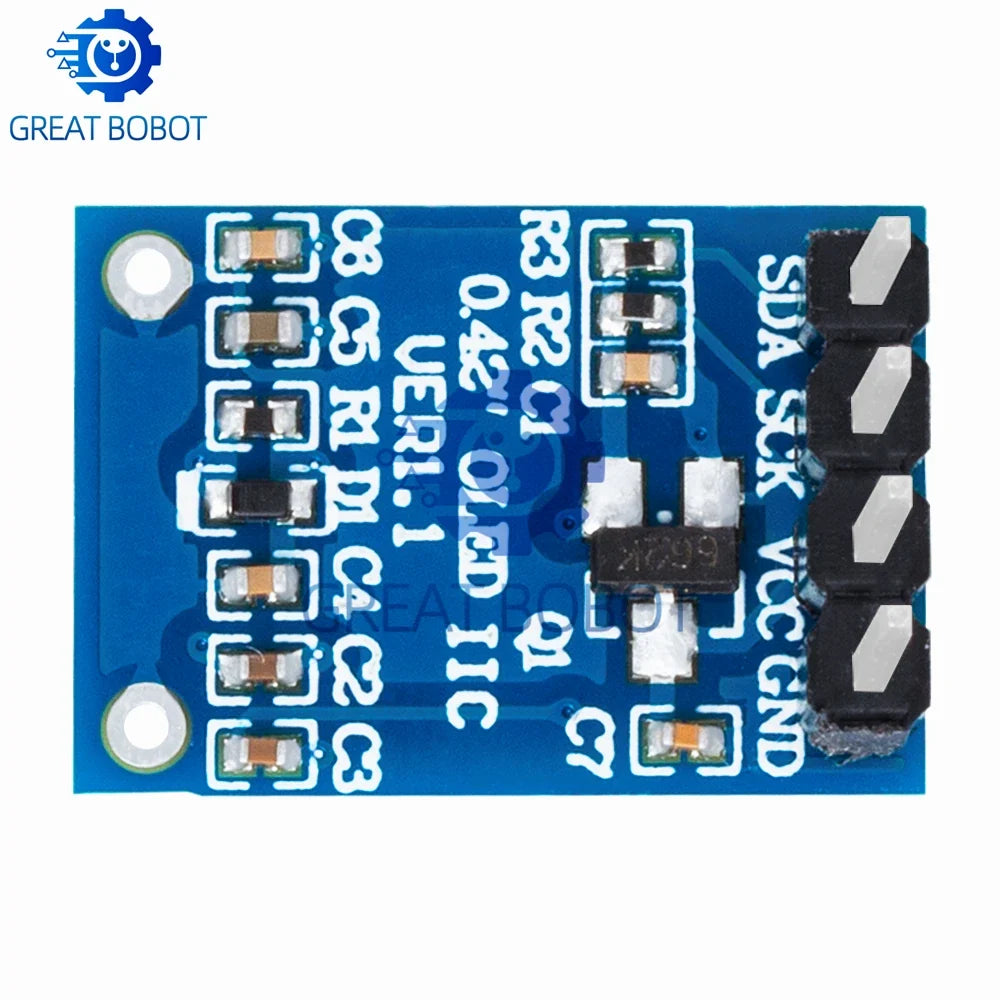 0.42" White OLED Display 72x40 I2C SPI SSD1306 for Arduino