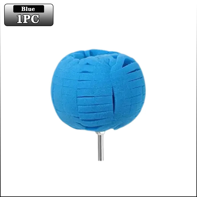 Car Hub Polishing Sponge Wheel Buffer – Conical Detail Tool
