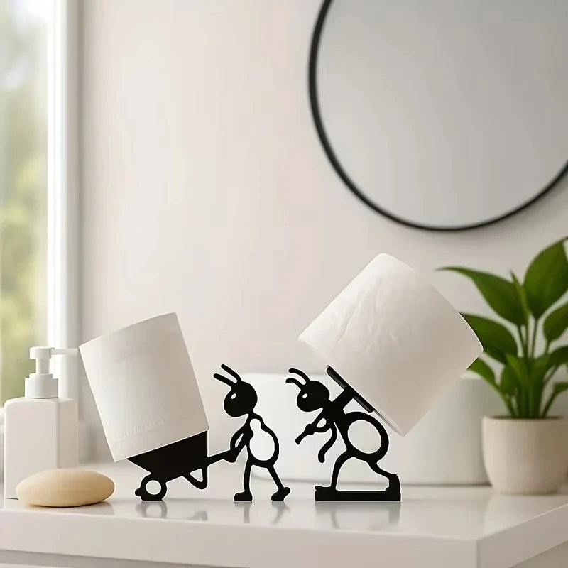 Cute Animal Tissue Holder – Minimalist Paper Roll Holder Gift