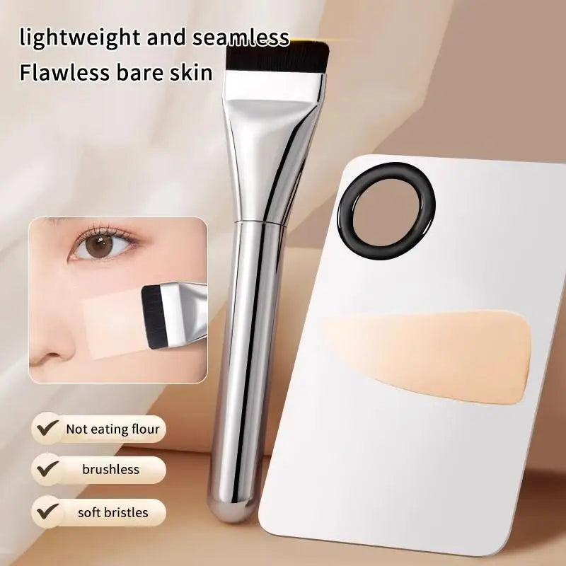 Foundation Brush Kit with Powder Puff & Mixing Palette | DIKALU
