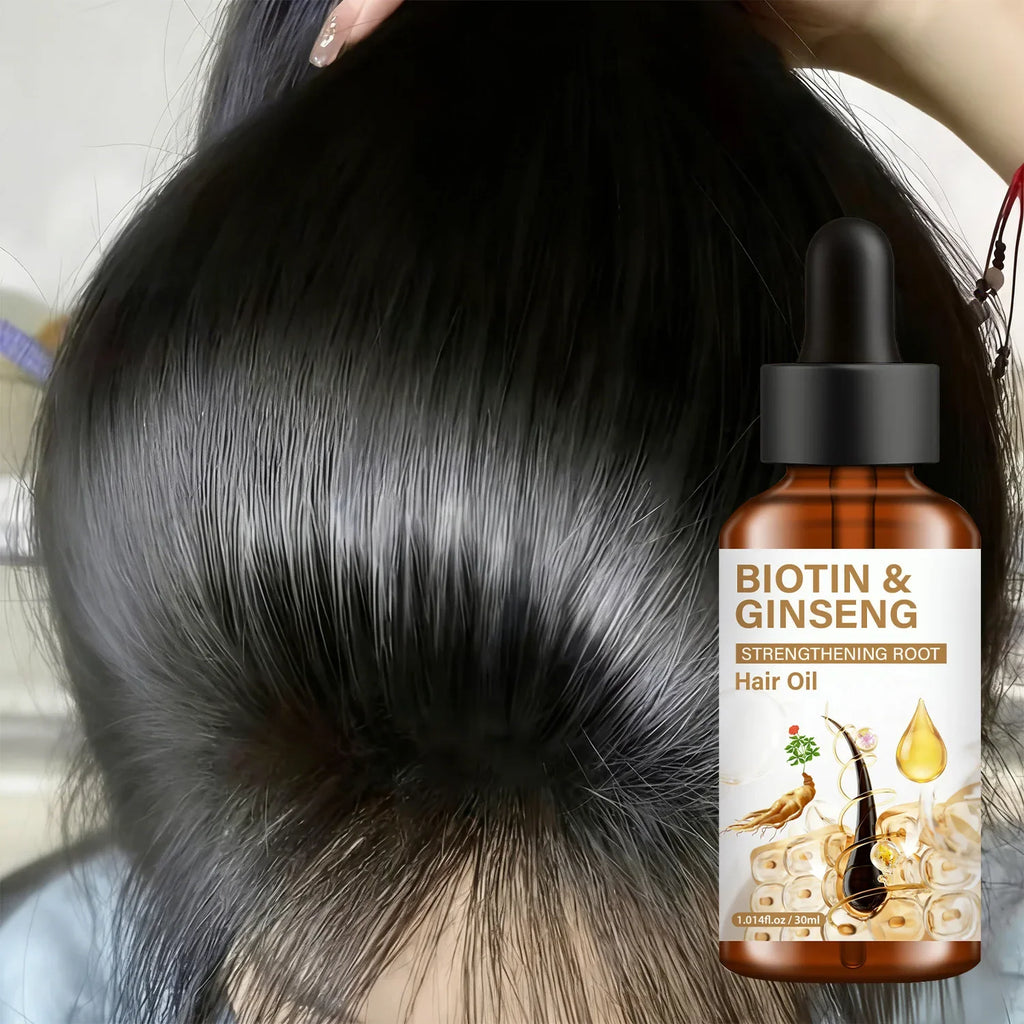 Biotin & Ginseng Hair Growth Essential Oil – 30ml | Lanemay