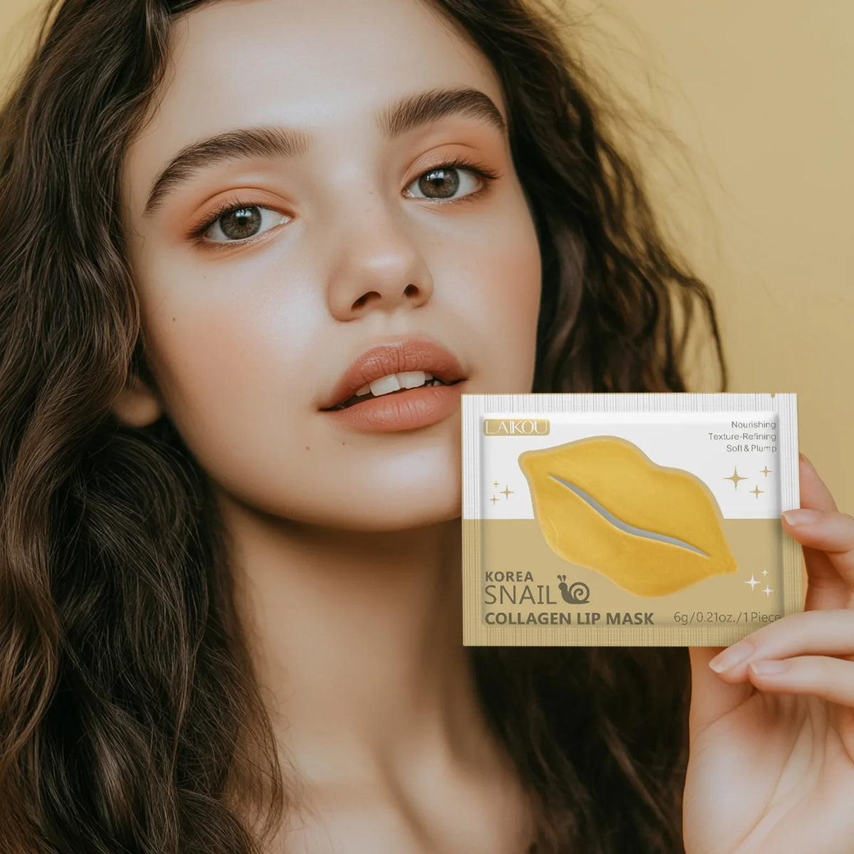 LAIKOU Hydrating Lip Mask Gel Patches – Moisturize & Repair