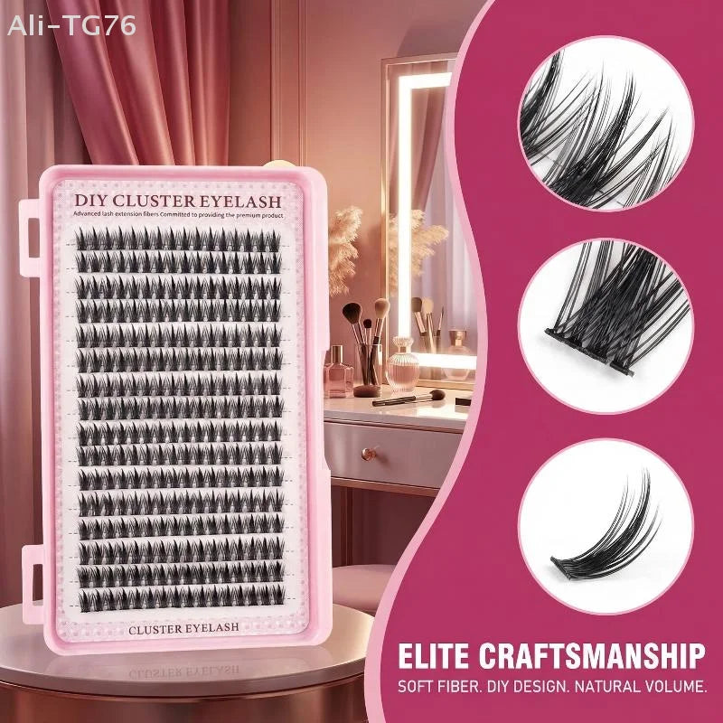 392 Pcs Eyelash Extension Kit | Fluffy DIY Lash Set & Tools