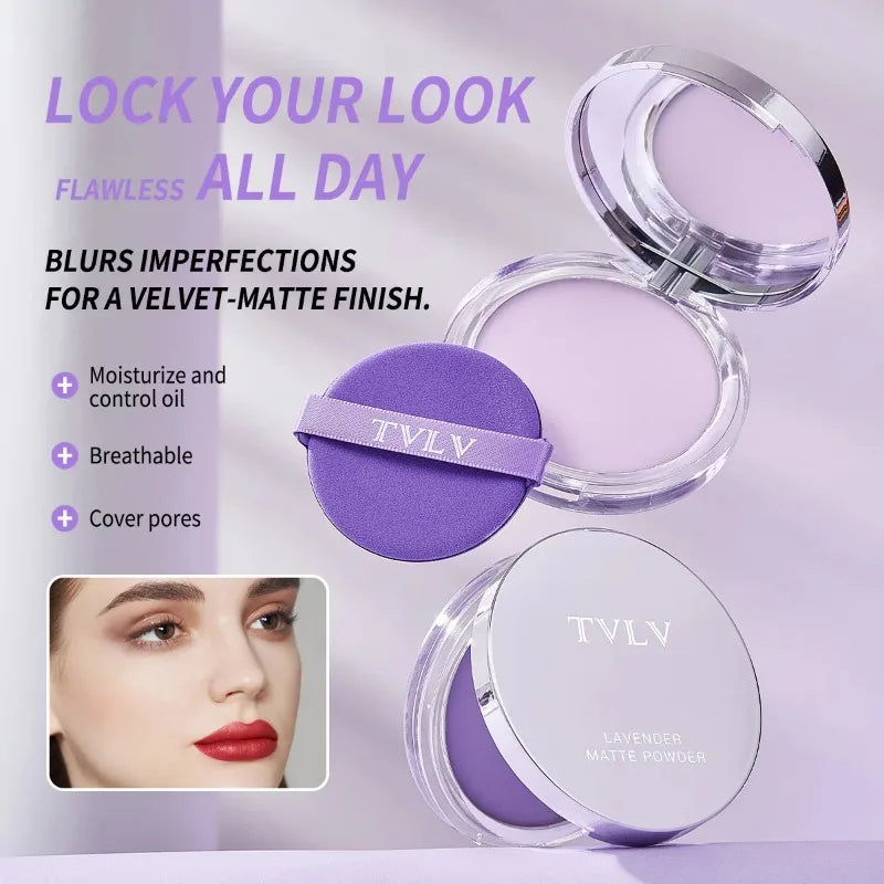 Waterproof Violet Cream Powder Natural Stick Facial Long Term Oil