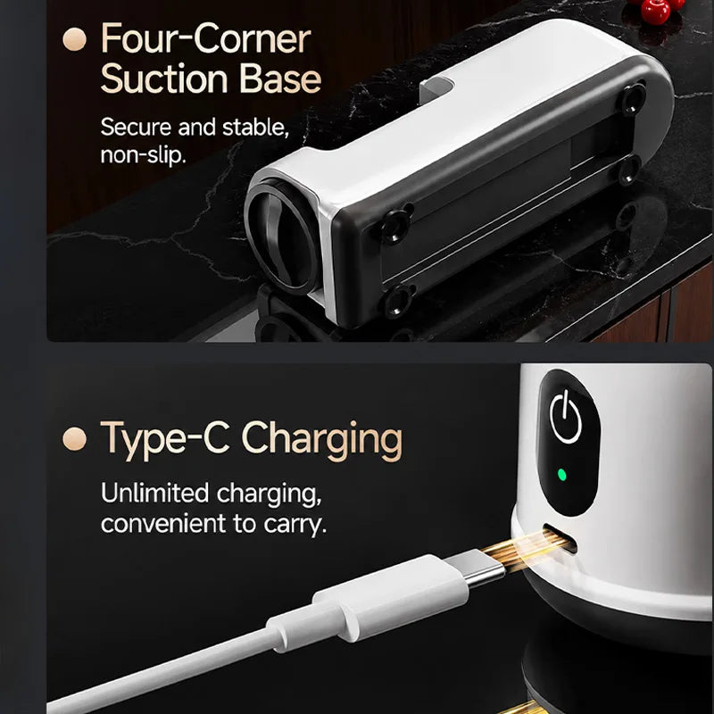 PLYS 3-Stage Electric Knife & Scissors Sharpener | USB