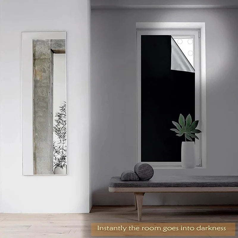 Self-Adhesive Pleated Blinds – Half Blackout Window Shades
