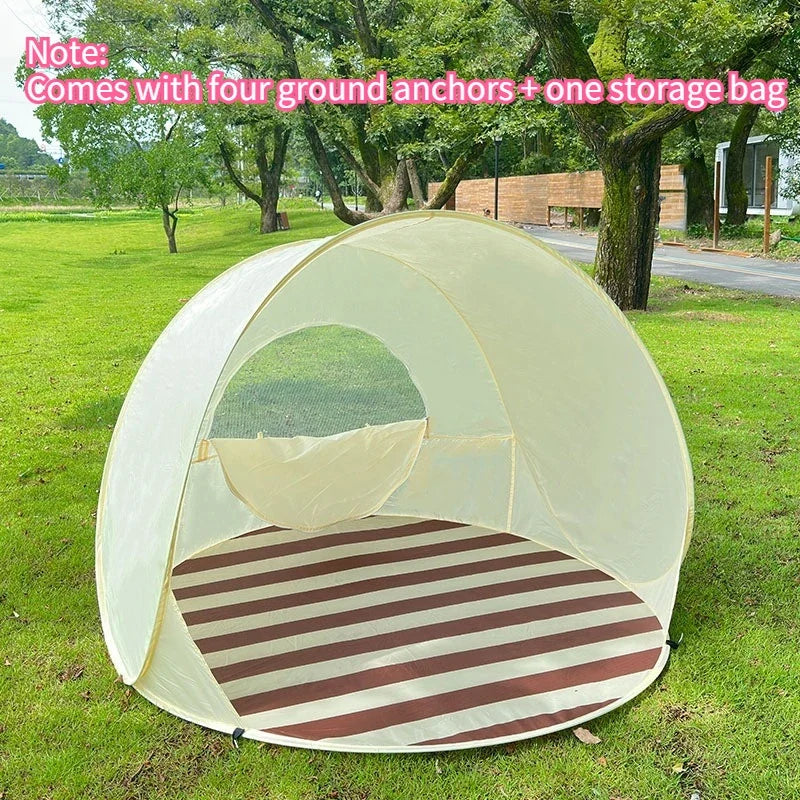 Portable Pop-Up Beach Tent for 3–4 People | UV & Waterproof