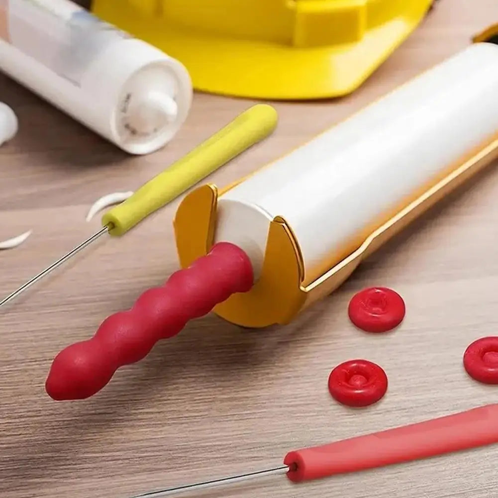 Caulking Gun Nozzles Cap Red Caulk Saving Saver Tube Covers Sealing
