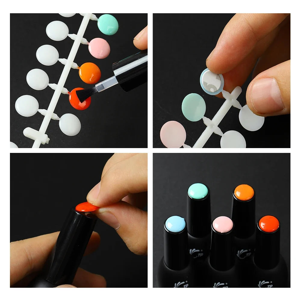 120pc Nail Polish Display Board & Color Card Set | Nail Art