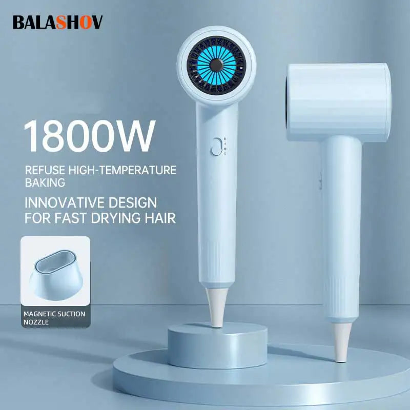 BALASHOV 1800W High-Speed Hair Dryer – Low Noise & Negative Ion