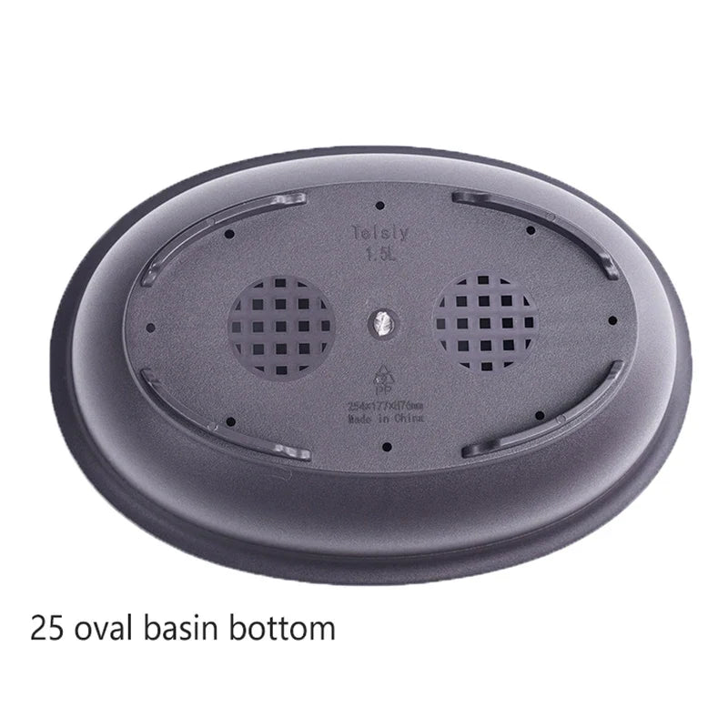 Plastic Imitation Clay Bonsai Planter Pot & Tray | Square & Rect