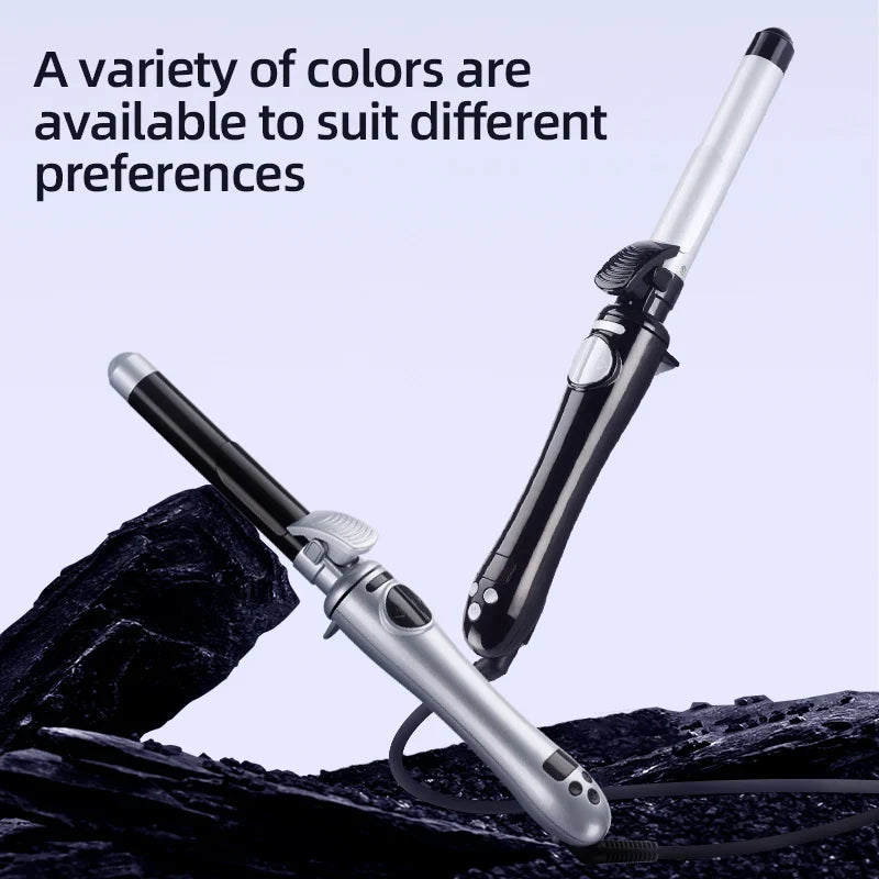 Ceramic Auto Rotating Curling Iron 25mm | Temp Display