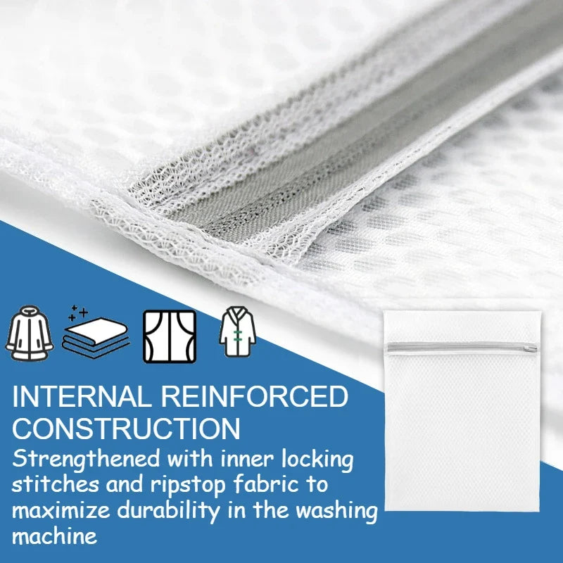 Mesh Laundry Bags for Delicates | Reusable Honeycomb Wash Bags