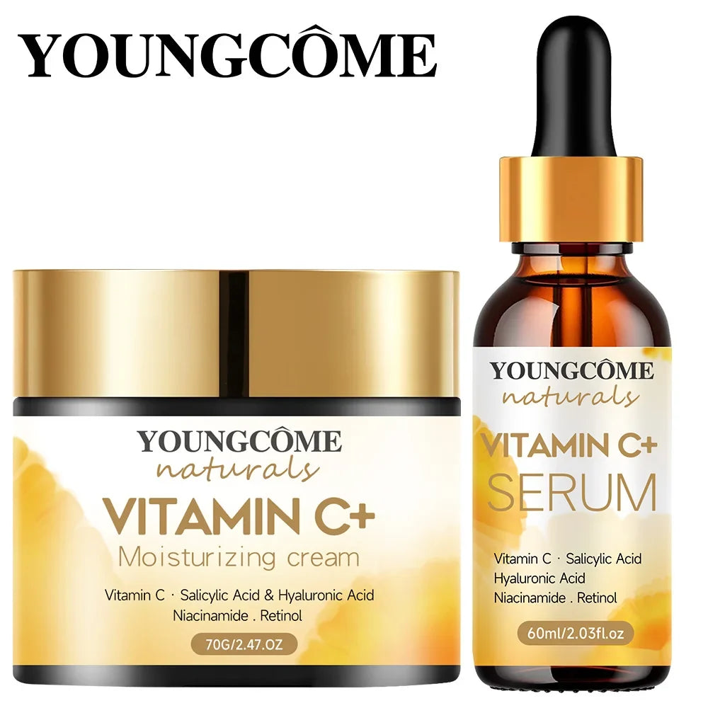 YOUNGCOME Vitamin C & Retinol Face Cream Skincare Set