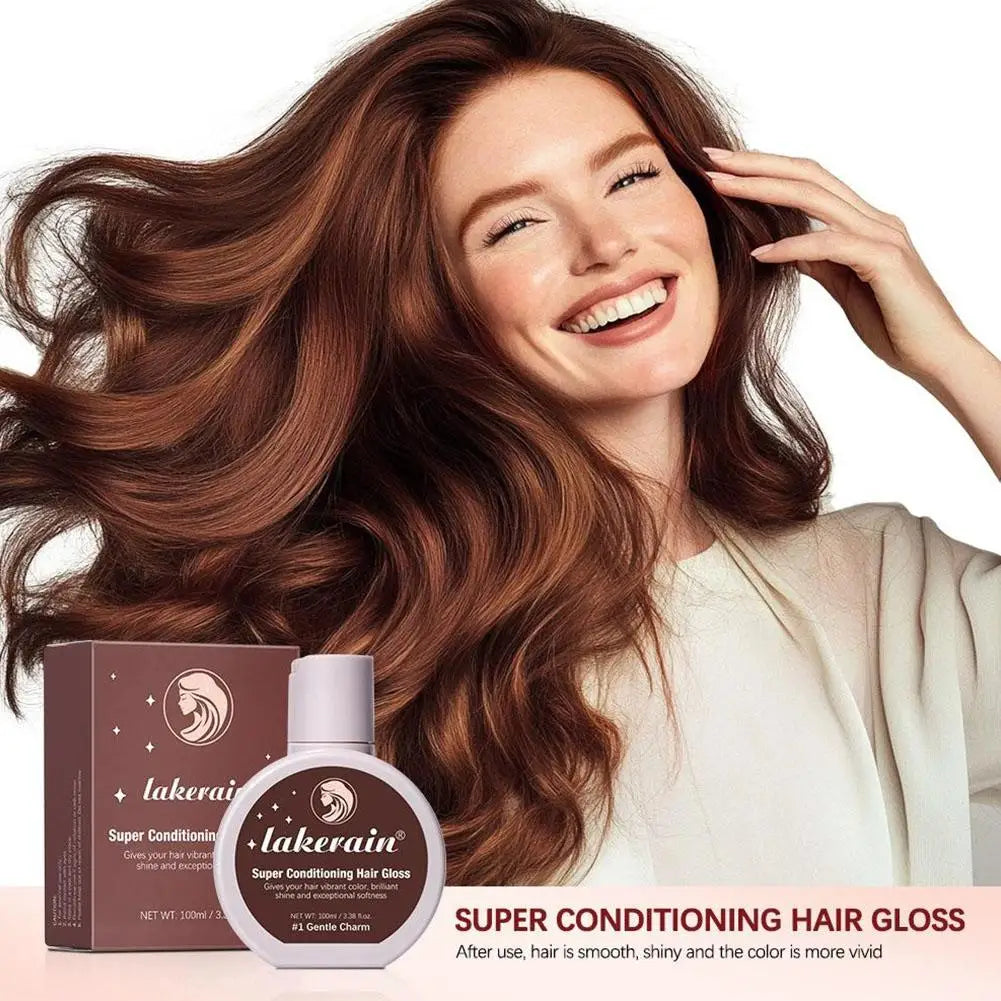 Hair Gloss Glaze Conditioner – Shine & Moisture for Brown Hair