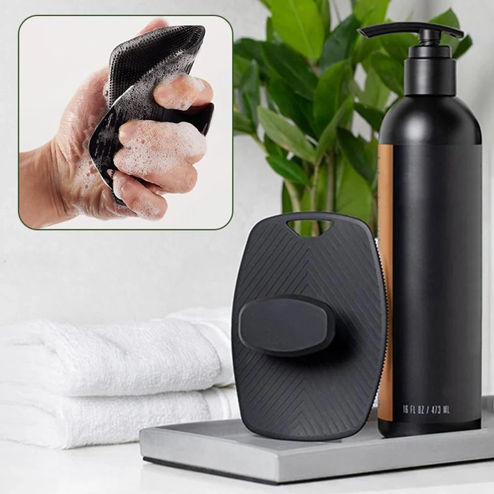 Soft Silicone Body Scrubber – Exfoliating Shower Brush