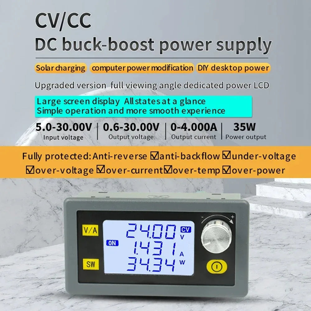 SK35 Solar Buck Boost Converter DC CC CV Adjustable Power Module