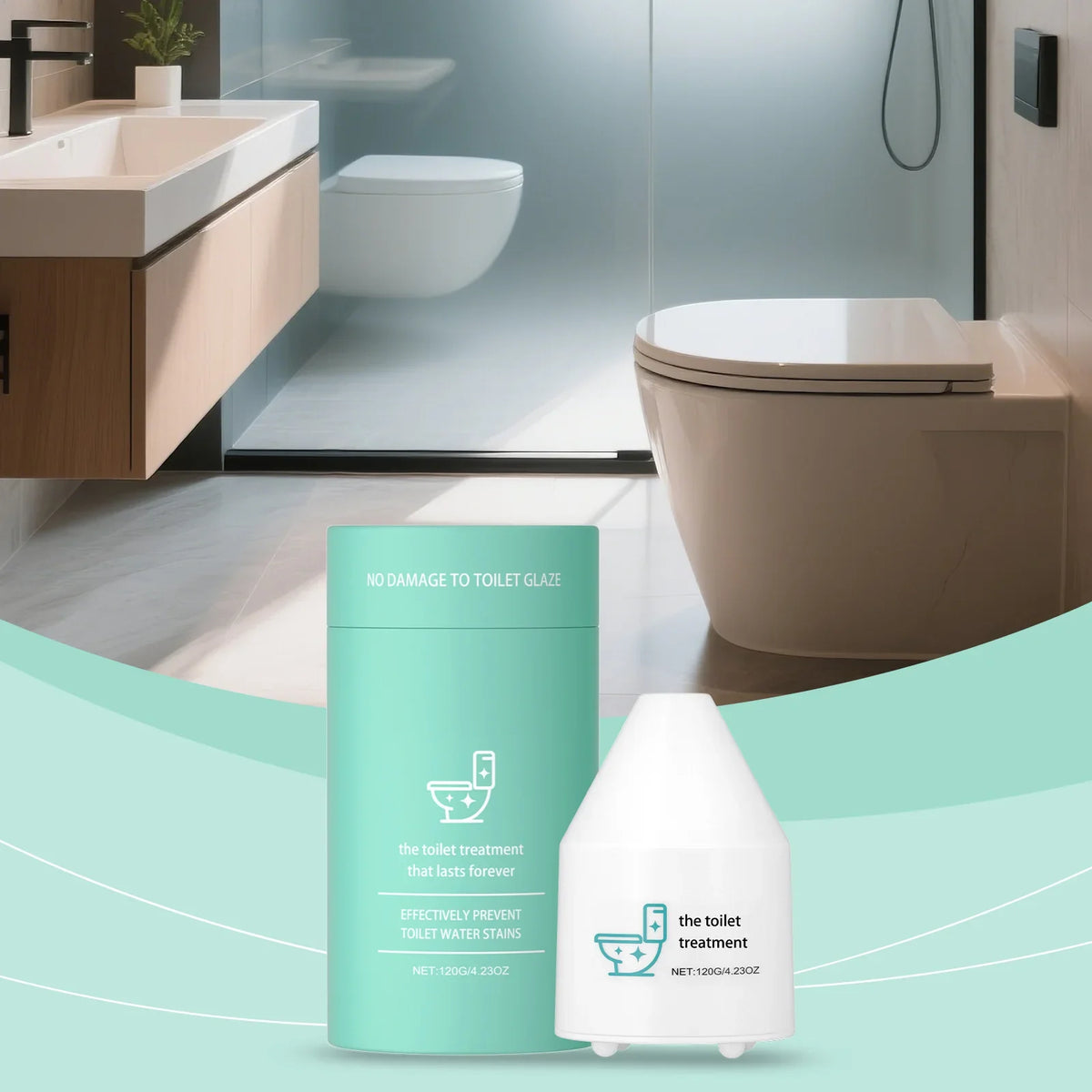 Toilet Cleaning Foam – Descaling, Decontamination & Odor Removal