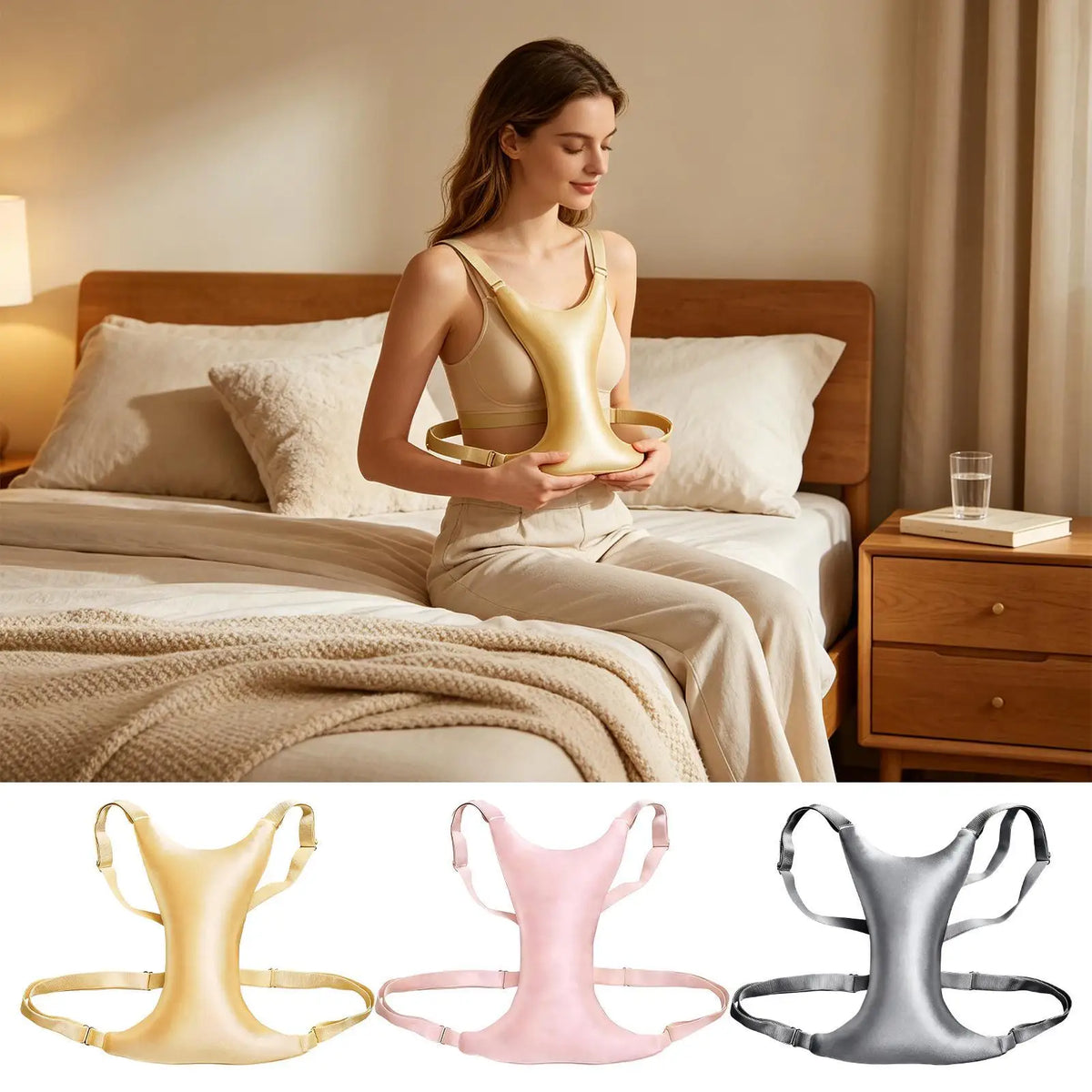 Breast Pillow Soft Breathable Recovery Cushion Chest Support Sleep