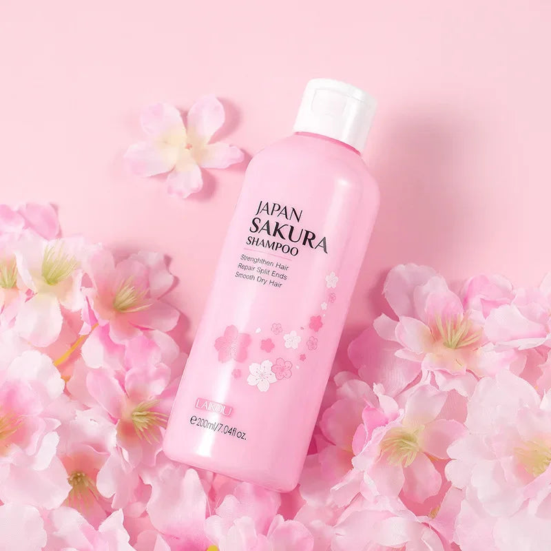 LAIKOU Sakura Shampoo & Conditioner – Nourishing Anti-Frizz