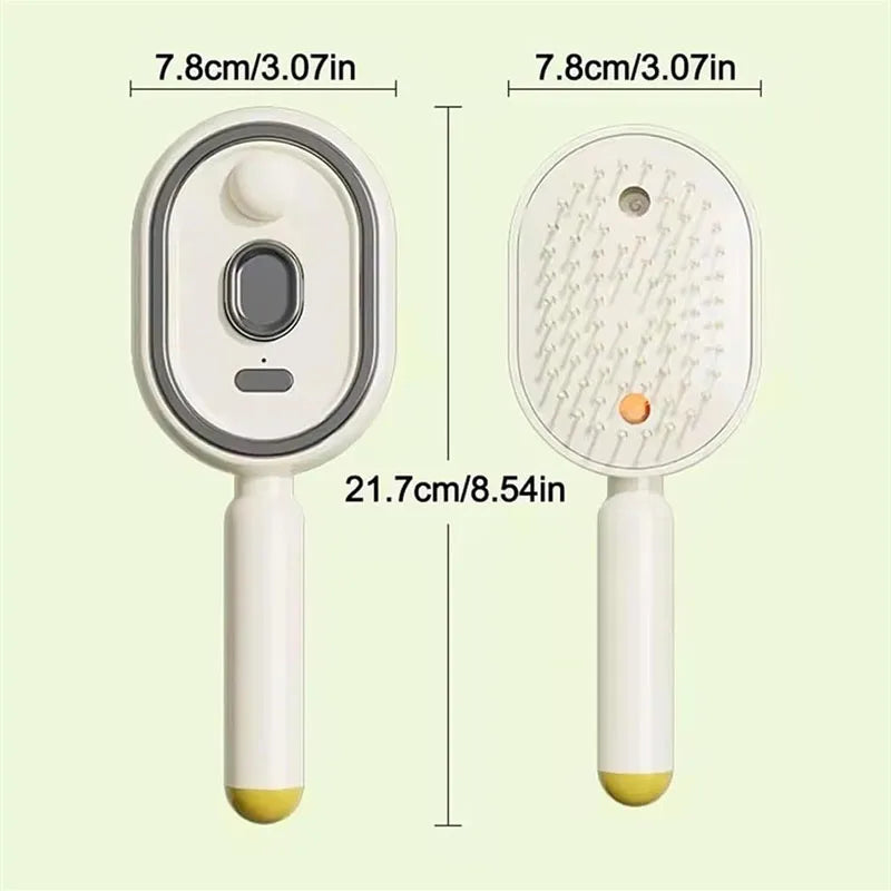 3-in-1 Electric Spray Scalp Massage Comb | Steam & Essential Oil