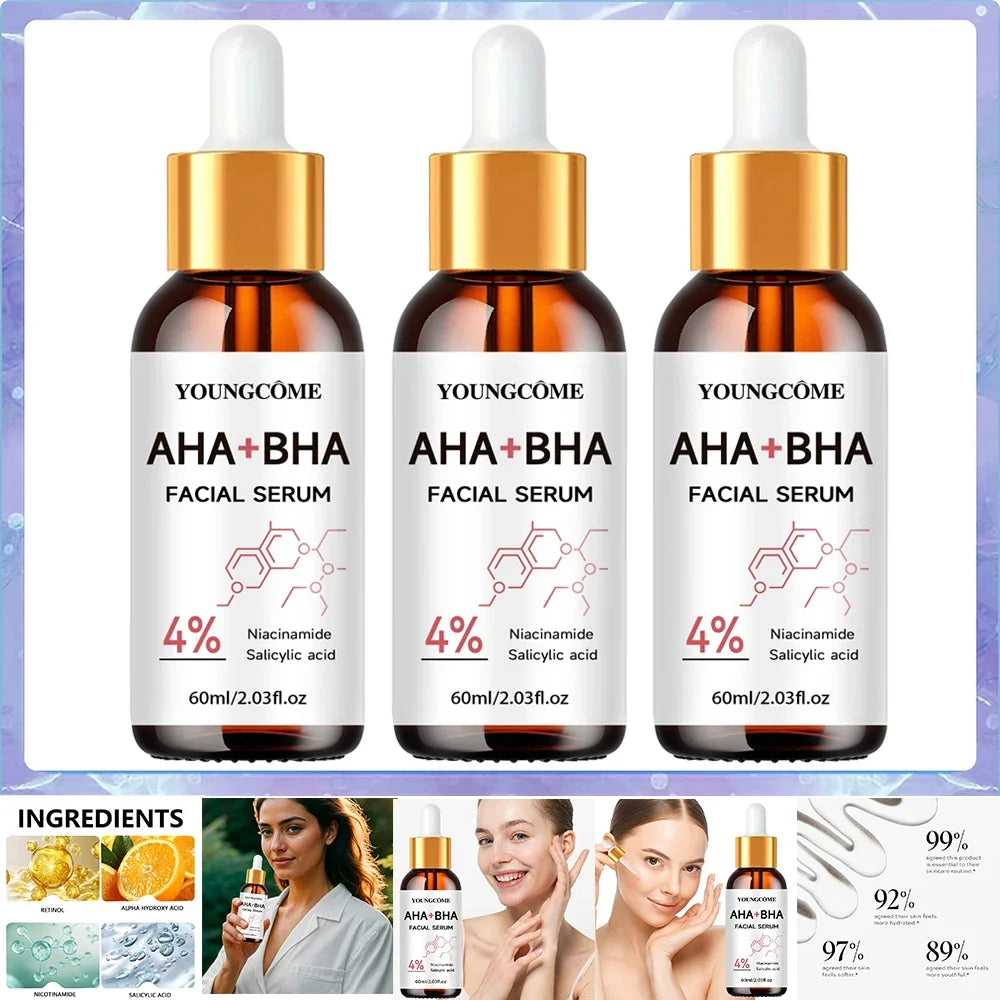 AHA 30% BHA 2% Exfoliating Face Peel Serum | YOUNGCOME