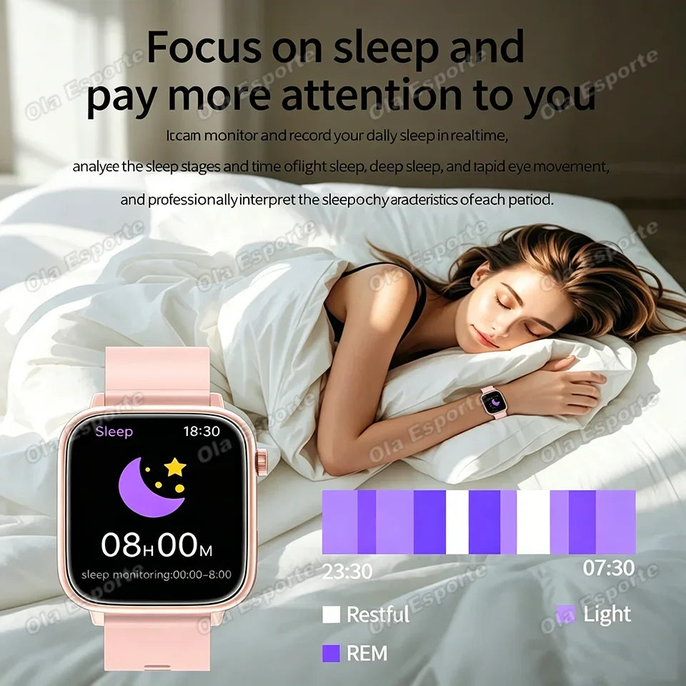 Ola Esporte 1.85" Smart Watch | Bluetooth Call, Heart Rate, SpO2