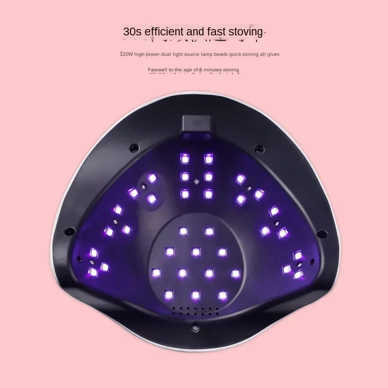 120W Smart LED Nail Lamp | Auto-Sensor Gel Polish UV Dryer