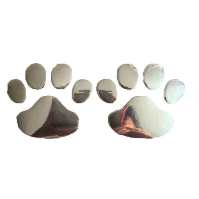 Car Sticker Cool Design Paw 3D Animal Dog Cat Bear Foot Prints