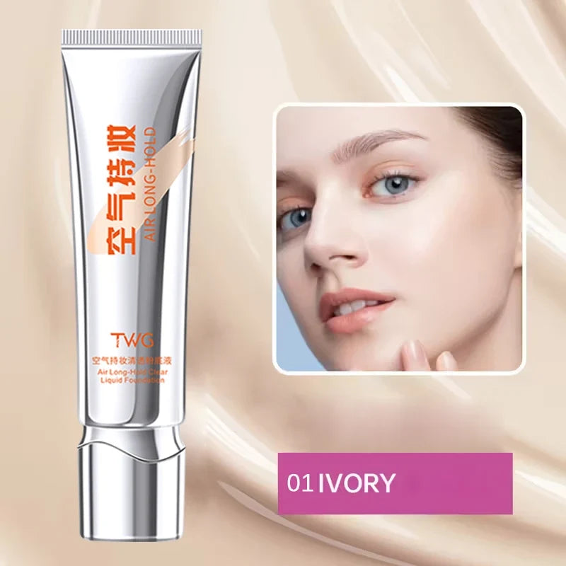 Clear Air Liquid Foundation – Waterproof & Natural Finish