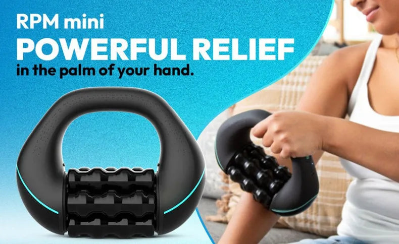 Mini Rolling Percussive Massager | 3-Speed Rechargeable Body Massager
