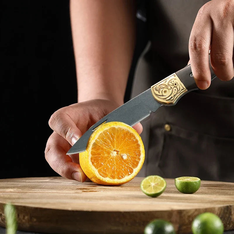 InLeung Folding Kitchen Knife – Stainless Steel Utility Blade