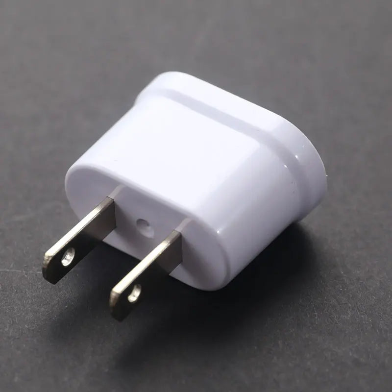 US to EU Travel Plug Adapter – 2-Pin Power Converter WN-20