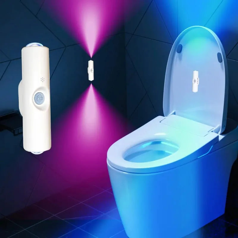 RGB Motion Sensor Night Light | Rechargeable Magnetic Spotlight