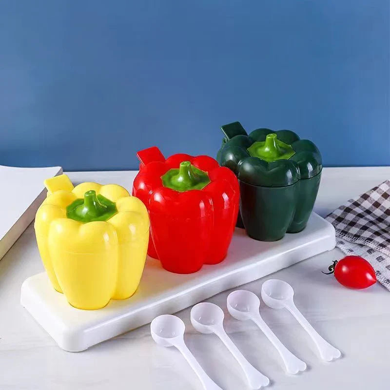 4-in-1 Press-Open Spice Jar – Kitchen & Camping Organizer
