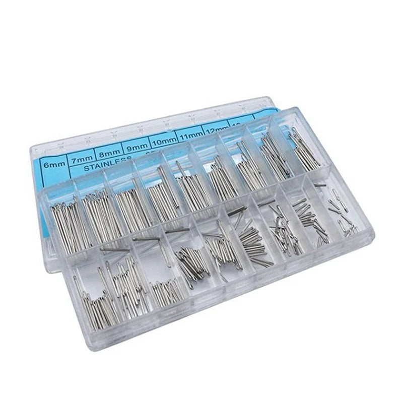 360 Pcs Watch Band Split Pins Kit – 18 Sizes Stainless Steel