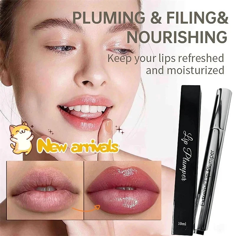 SADOER Glow Tulip Lip Plumper Volume Serum Gloss