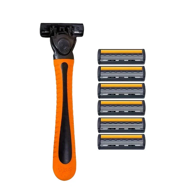 Men's 3-Blade Stainless Steel Manual Razor | Travel & Home