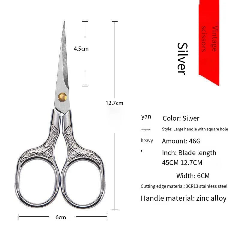 Retro Stainless Steel Embroidery Scissors – Tailor Shears