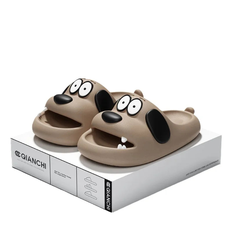 YBQJOO Men's Cartoon Slippers – Anti-Slip Open Toe Sandals
