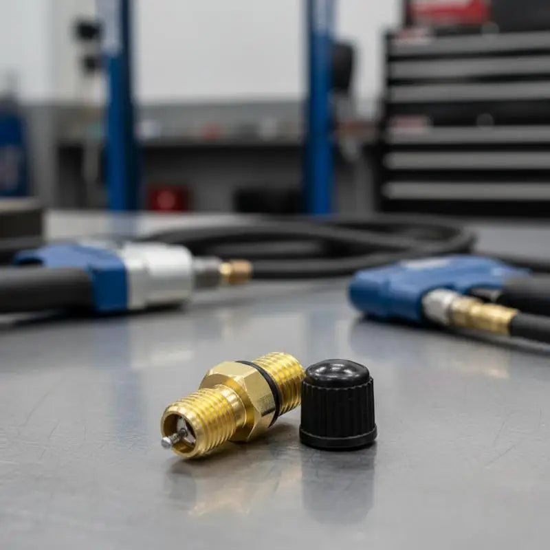 Brass Tire Valve Stems M8x1 – Heavy Duty Air Valves & Dust Caps