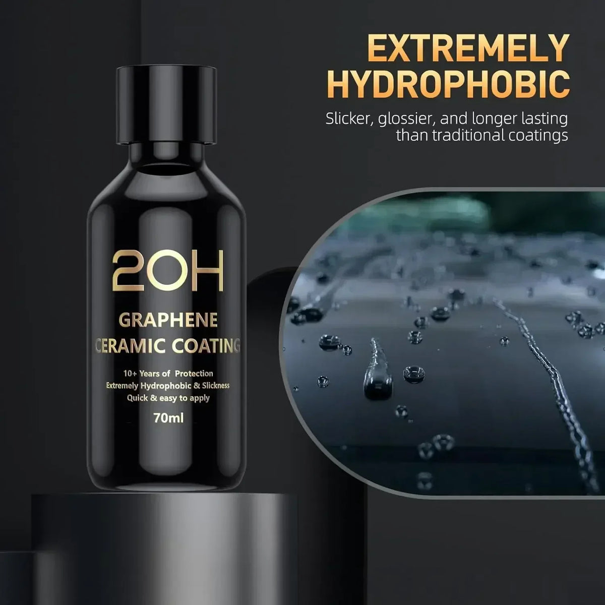 Graphene Ceramic Coating 20H 12H Self Healing UV Track Technology Car