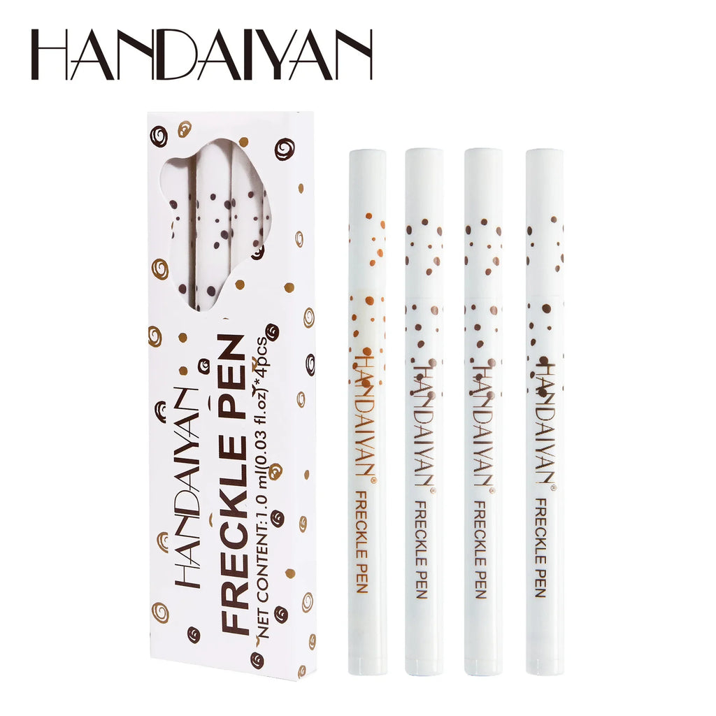 Handaiyan Fake Freckle Pen Set 4PCS – Waterproof Sun-Kissed