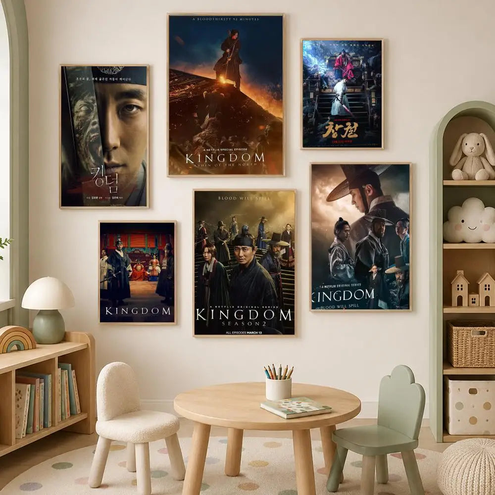 Game Kingdom HD PVC Self-Stick Wall Art Poster | Waterproof Decor