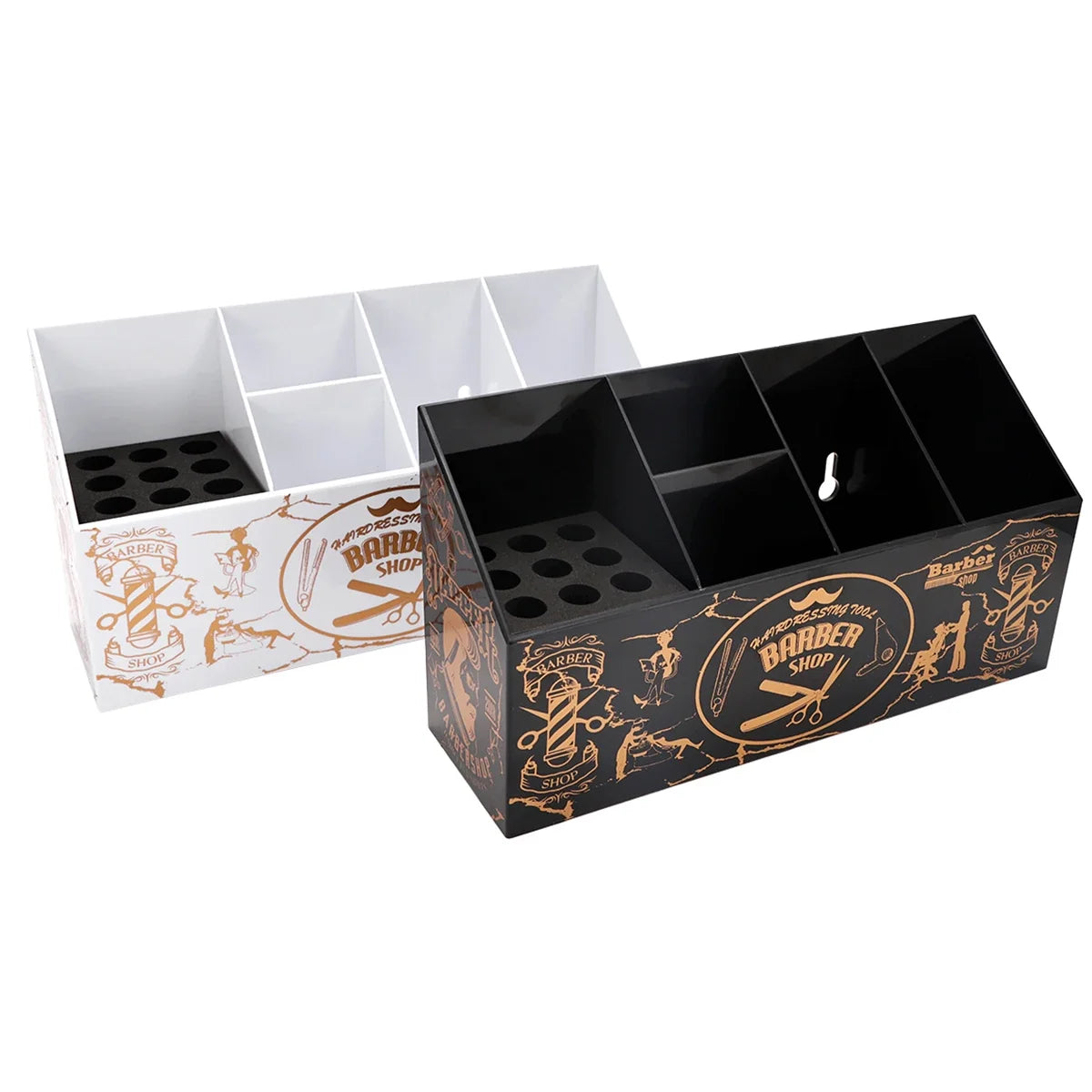 Large Capacity Salon Tool Organizer – Scissors, Combs & Clips