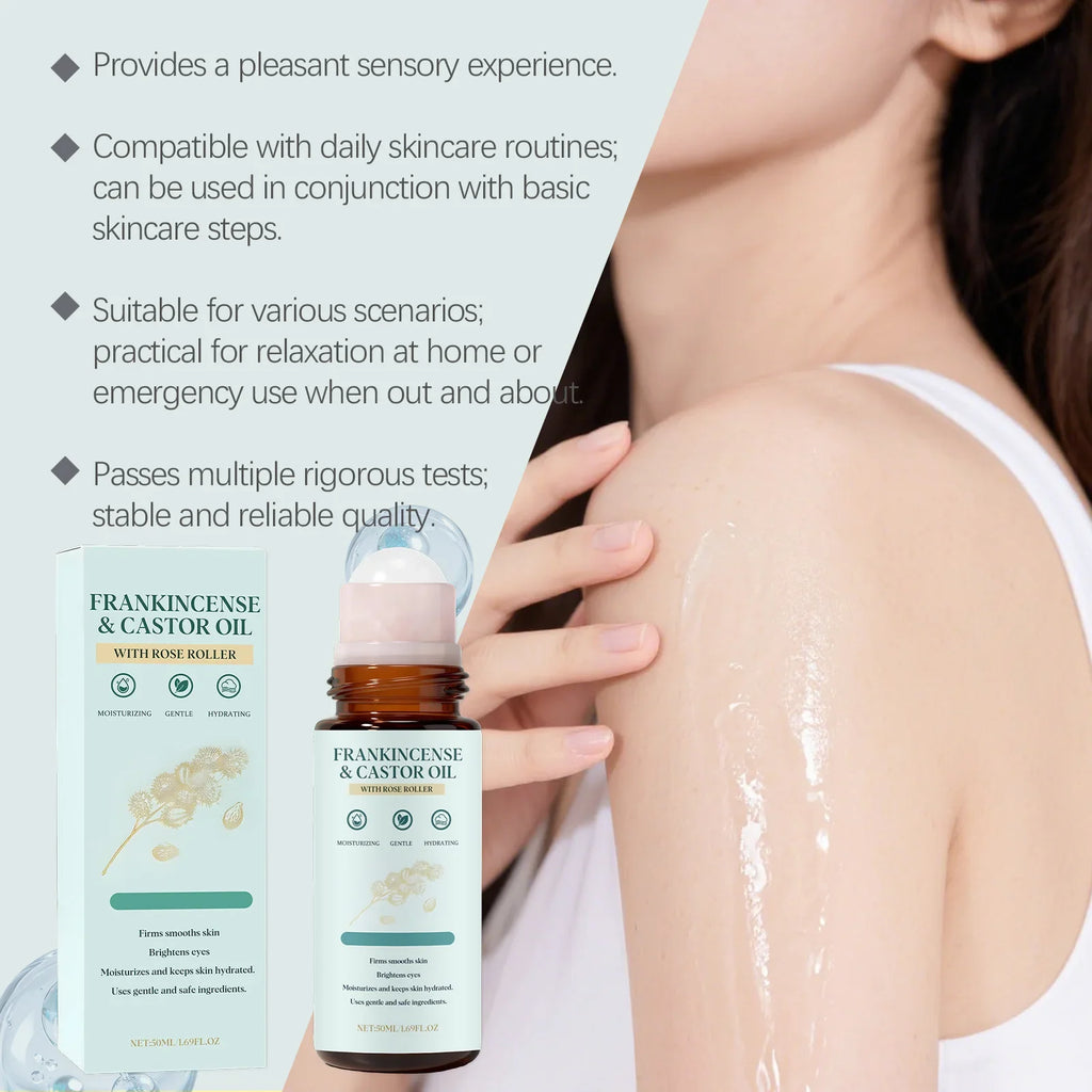 Frankincense & Castor Oil Rollerball – Nourishing Face & Body Oil