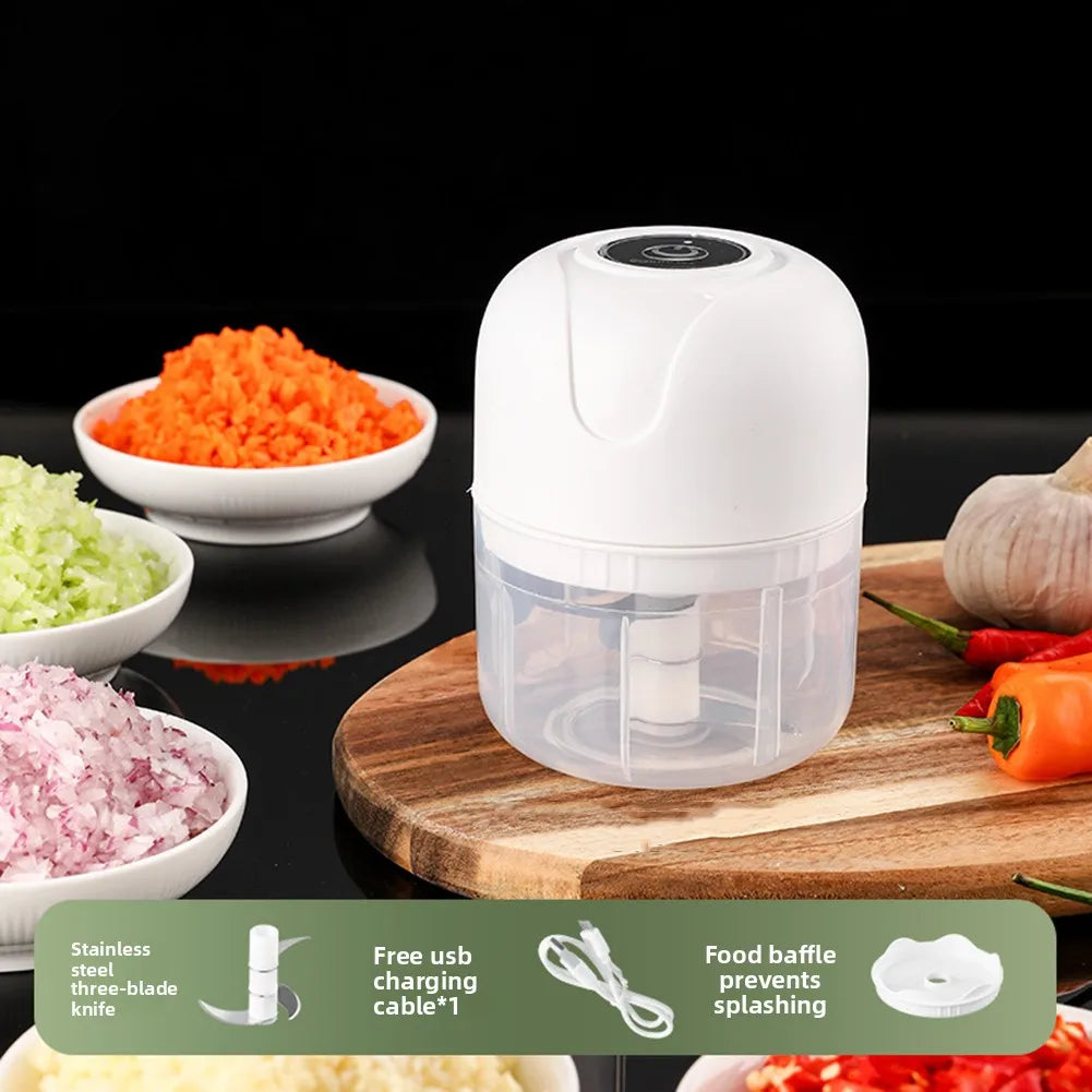 Electric Garlic Press & Ginger Chopper | USB Rechargeable