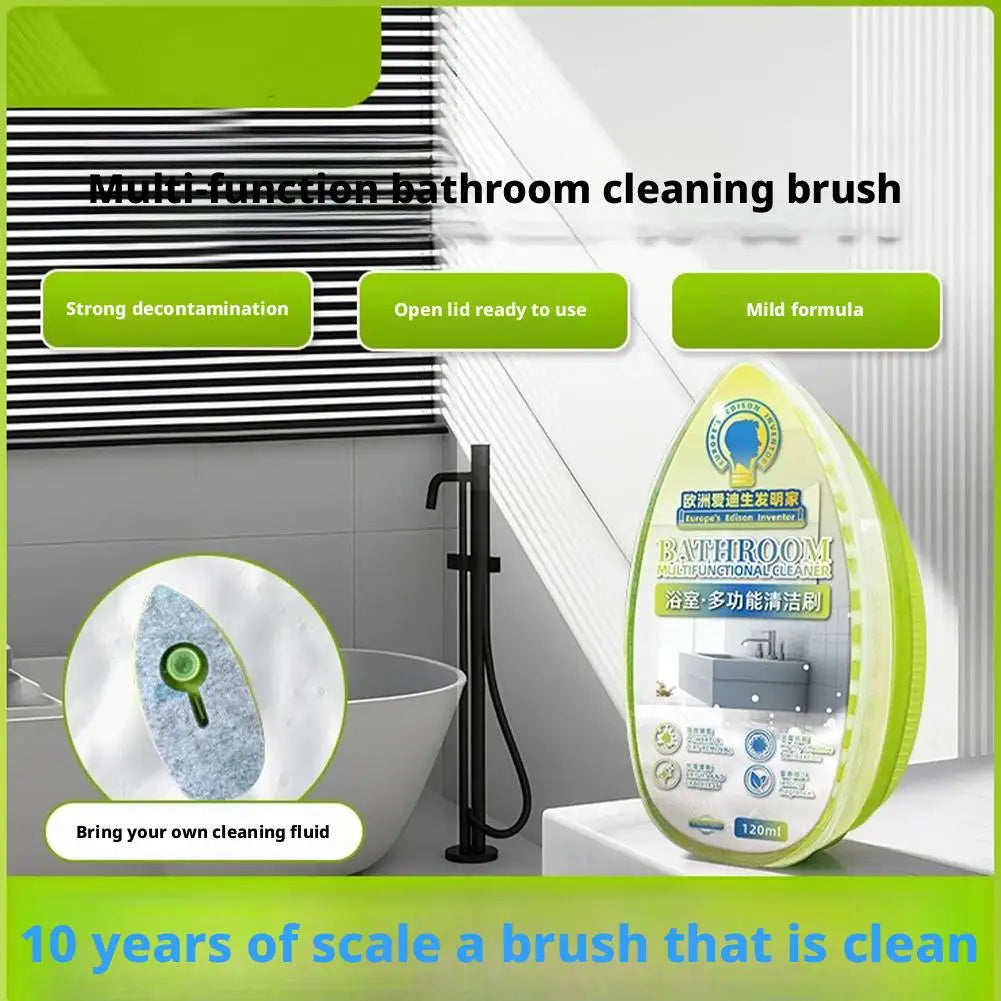 Anti-Scratch Sponge Cleaning Brush with Liquid Compartment