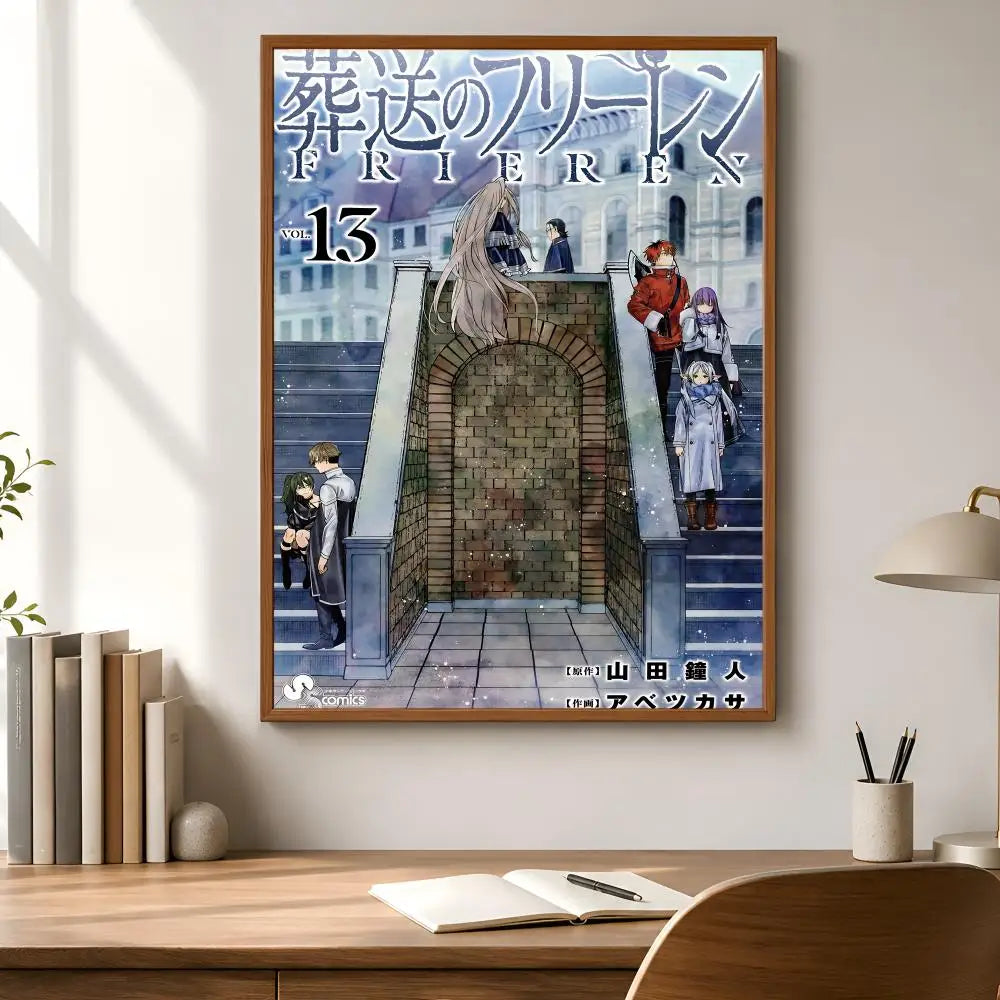 Sousou no Frieren Anime Wall Poster – Waterproof Self-Adhesive
