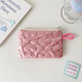 Heart Bow Coin Purse Zipper Cosmetic Pouch – Mini Organiser